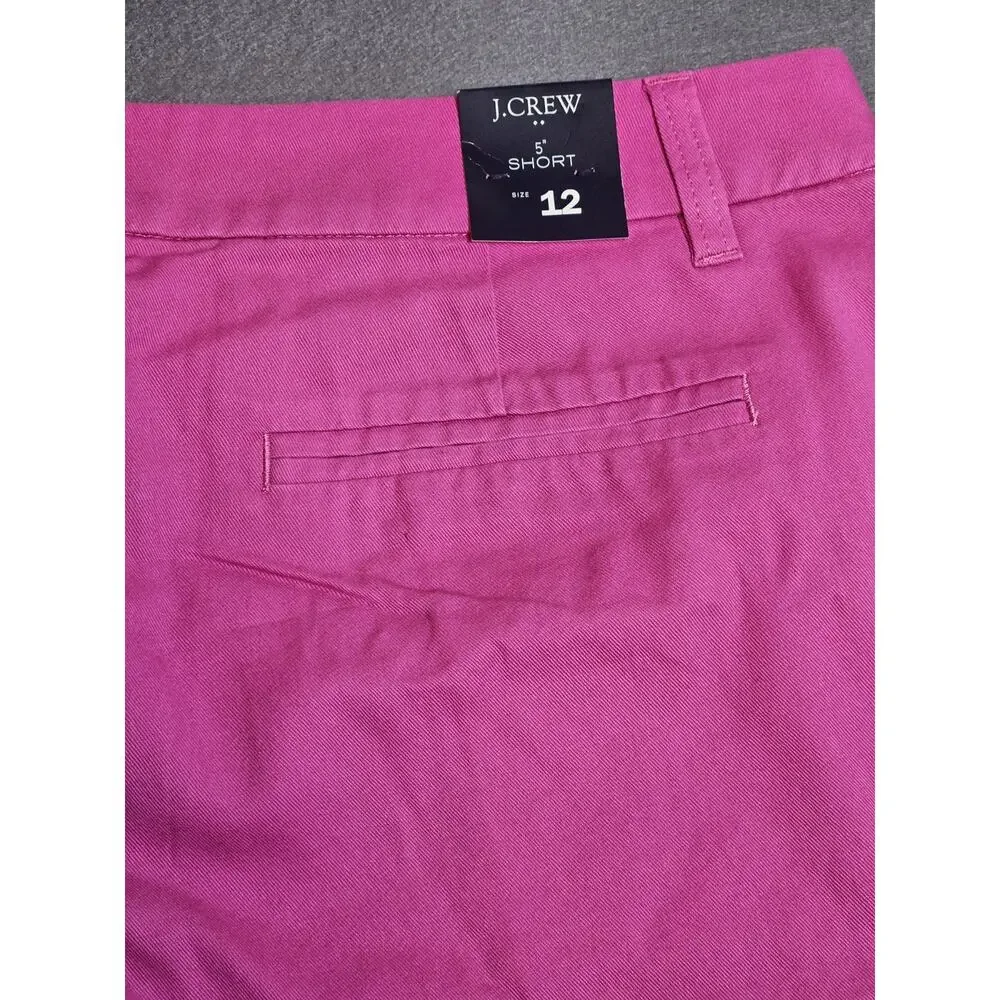 J.Crew Shorts Womens 12 Hot Pink 5